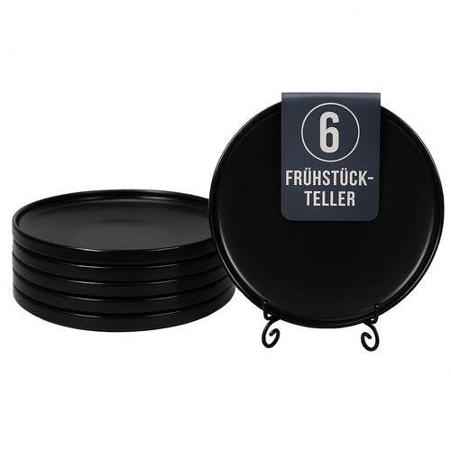 Schwarze speiseteller im - cm,