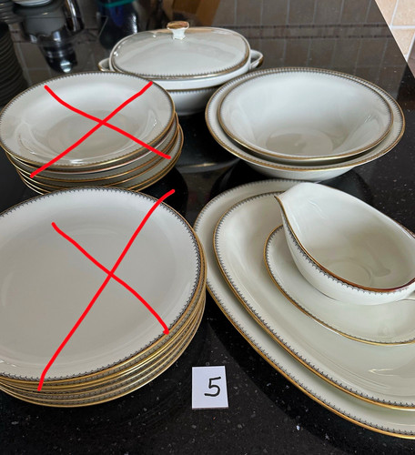 Porzellan tafelservice teile - porzellan,