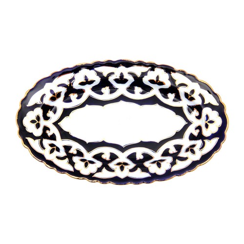 Teller oval pachta gold - teller,