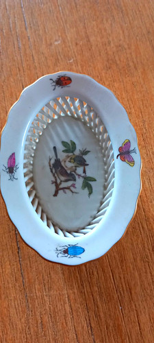 Herend porzellan teller oval - herend,
