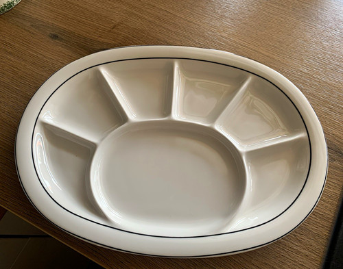 Goebel fondue teller oval - 3, teller,